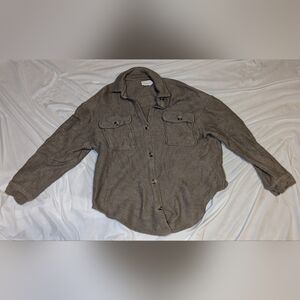 Anthropologie Brown Women's Shacket Size Medium